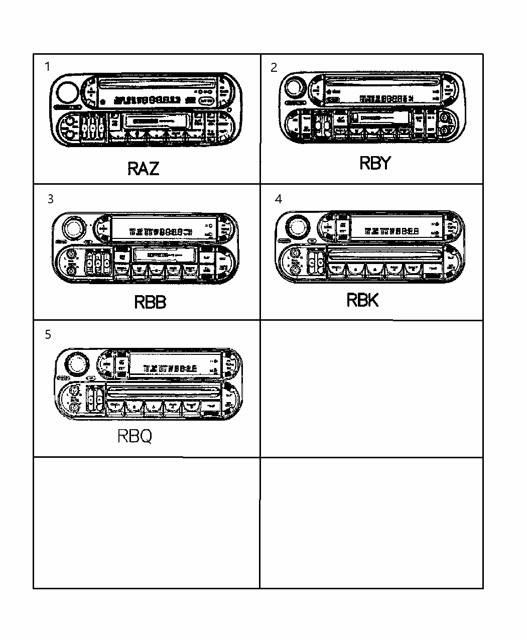 Mopar 56038583AI Radio-AM/FM/CASSETTE With Cd