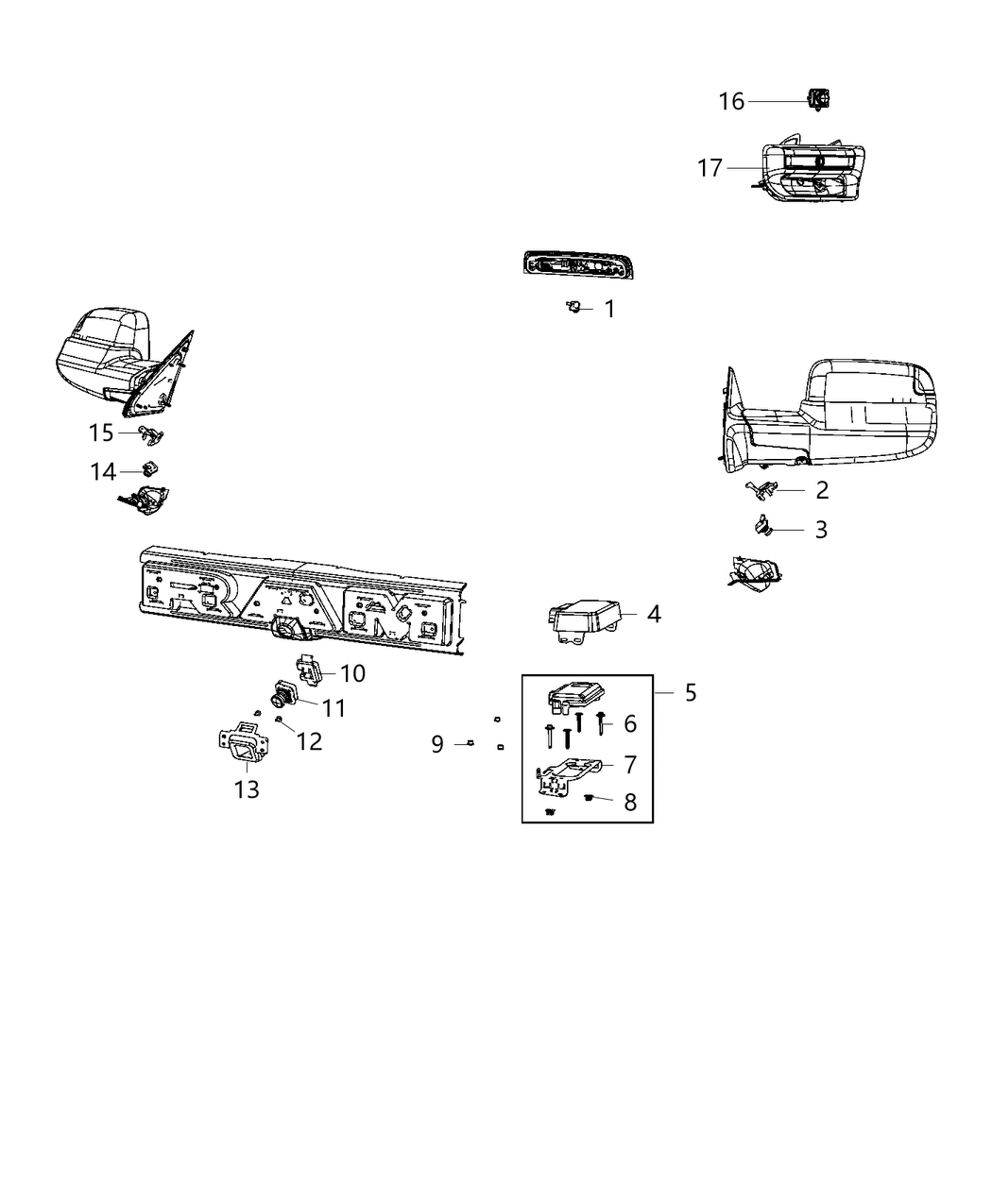 Mopar 68385231AB Bracket-Module