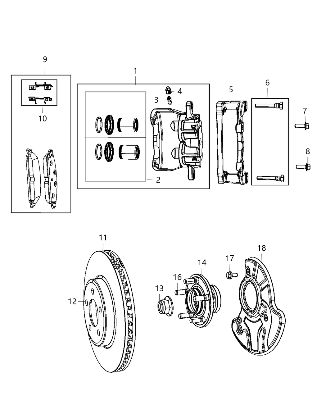 Mopar 5154118AD Front Brake Rotor