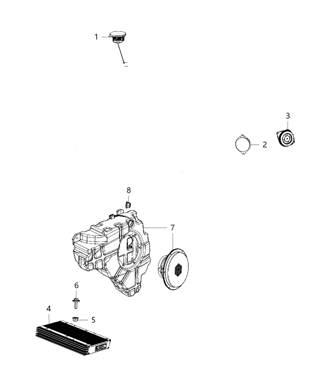 Mopar 5091214AD Amplifier