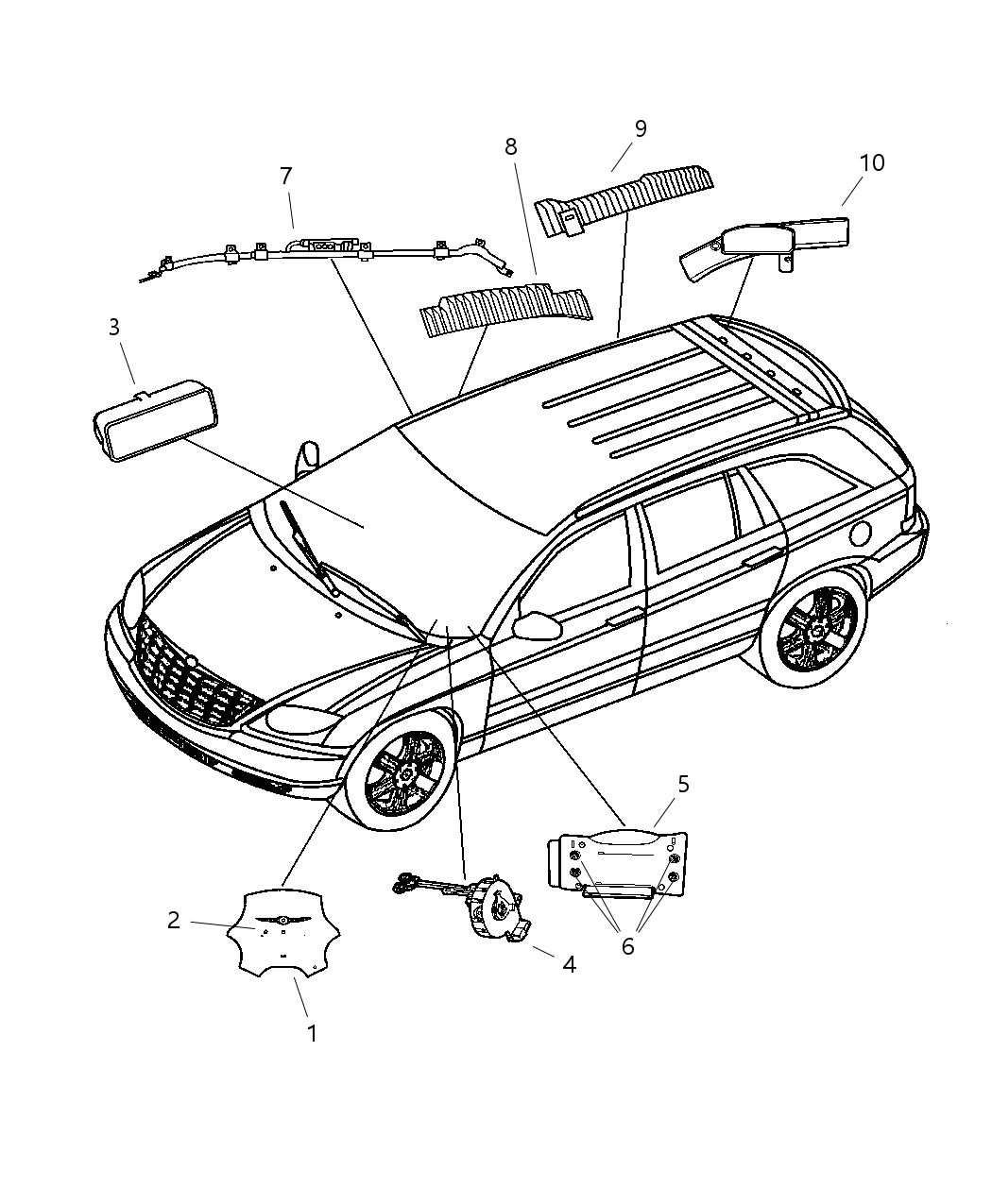 Mopar 5028319AG Air Bag-Side Air Bag