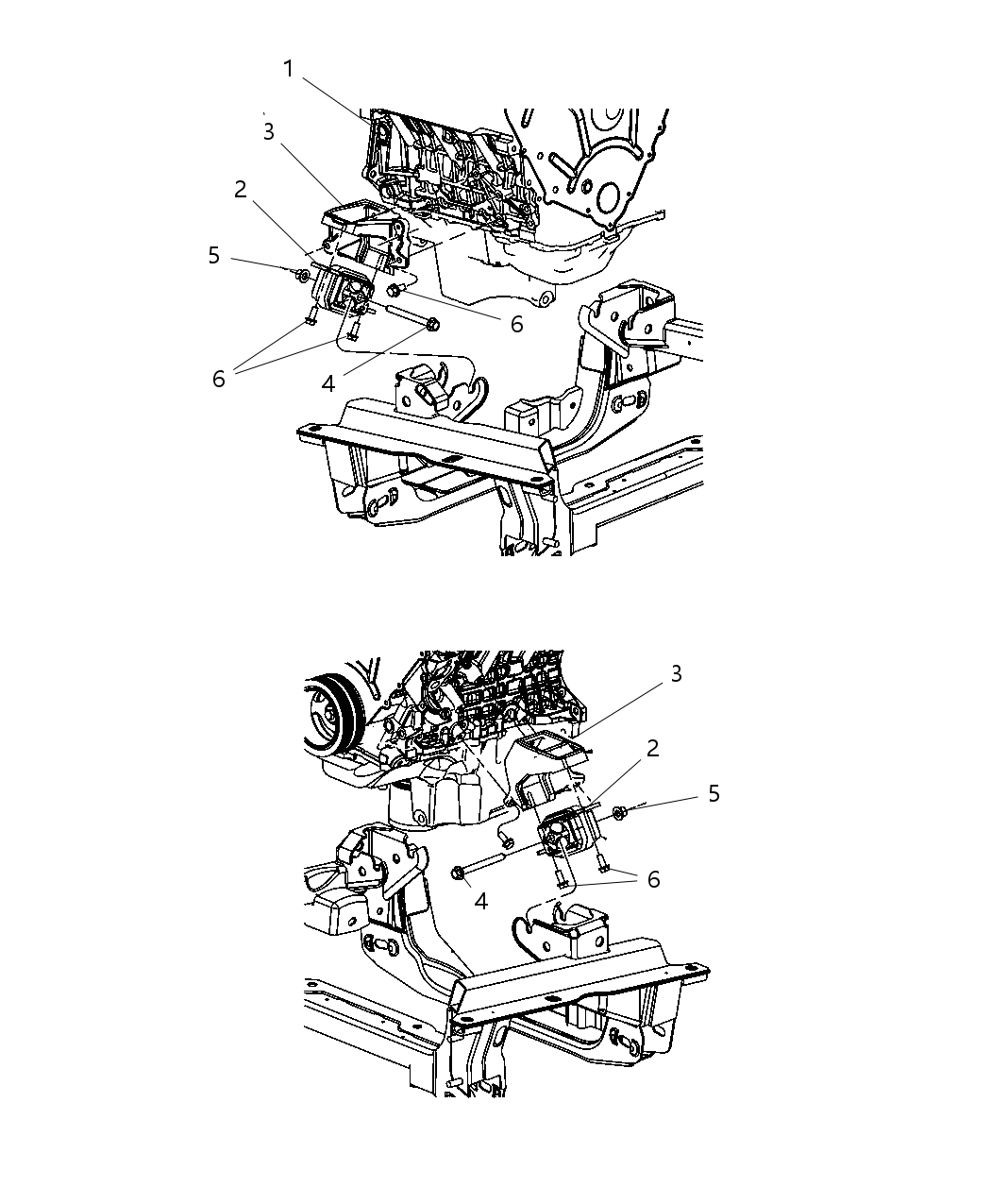 Mopar 52125105AC Bracket-Engine Mount