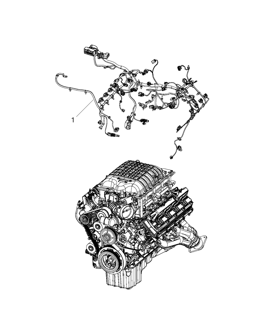 Mopar 68185129AC Wiring-Engine