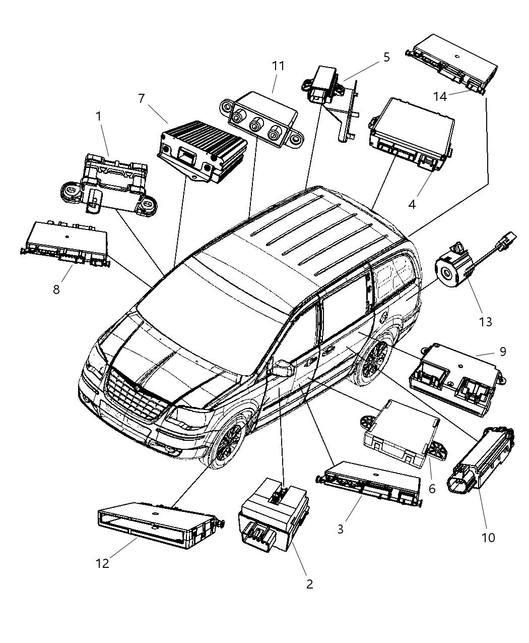 Mopar 4602581AC Module-Seat Memory