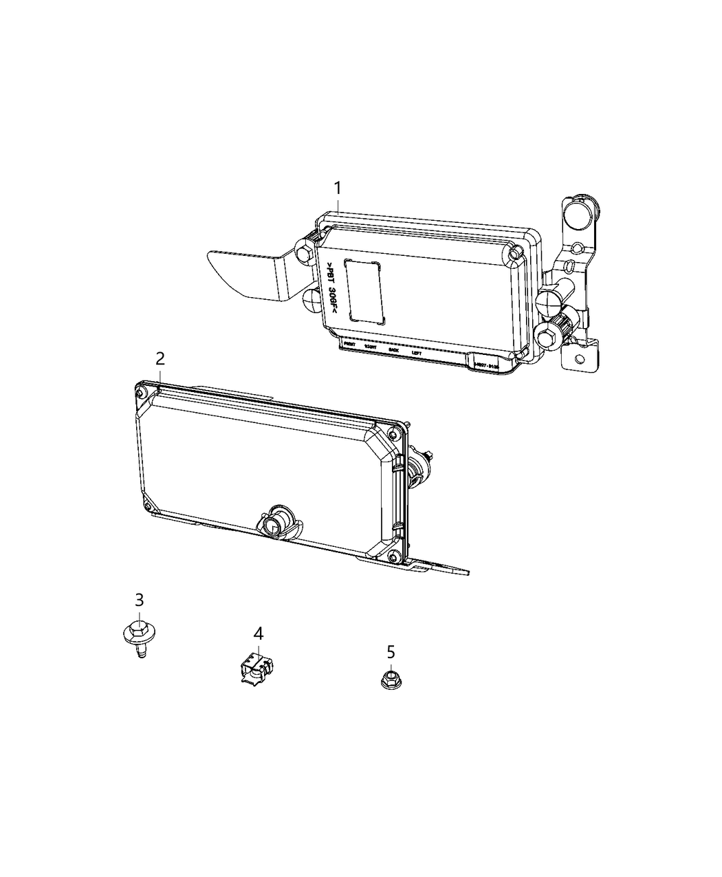 Mopar 68318033AH Module-Forward Facing Camera