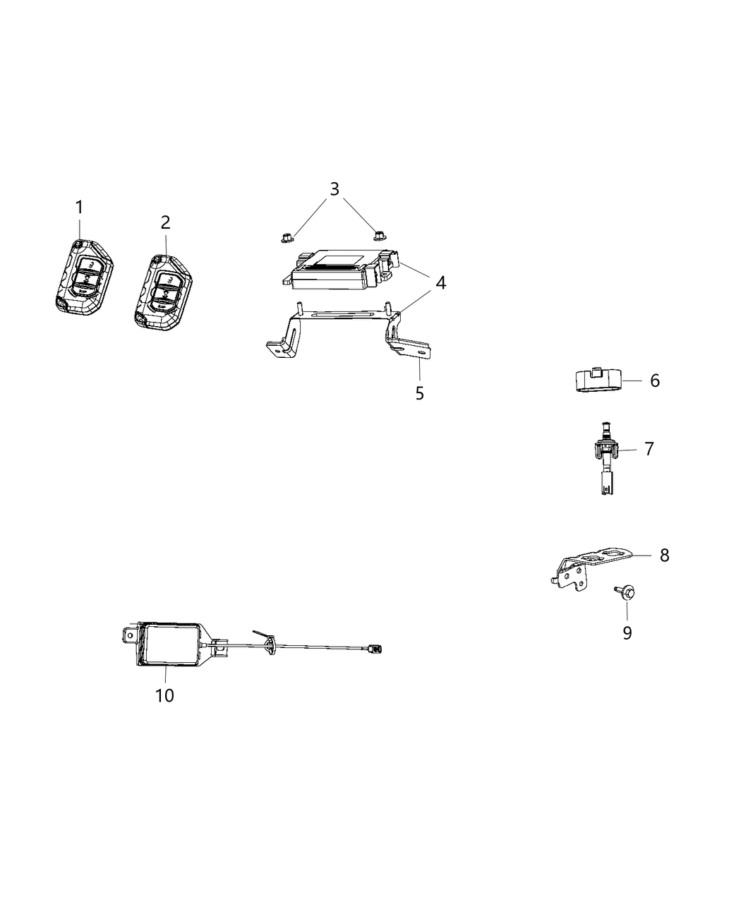 Mopar 68307134AE Receiver-Hub