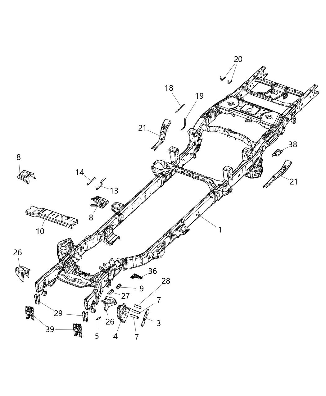 Mopar 68360055AC Track Bar