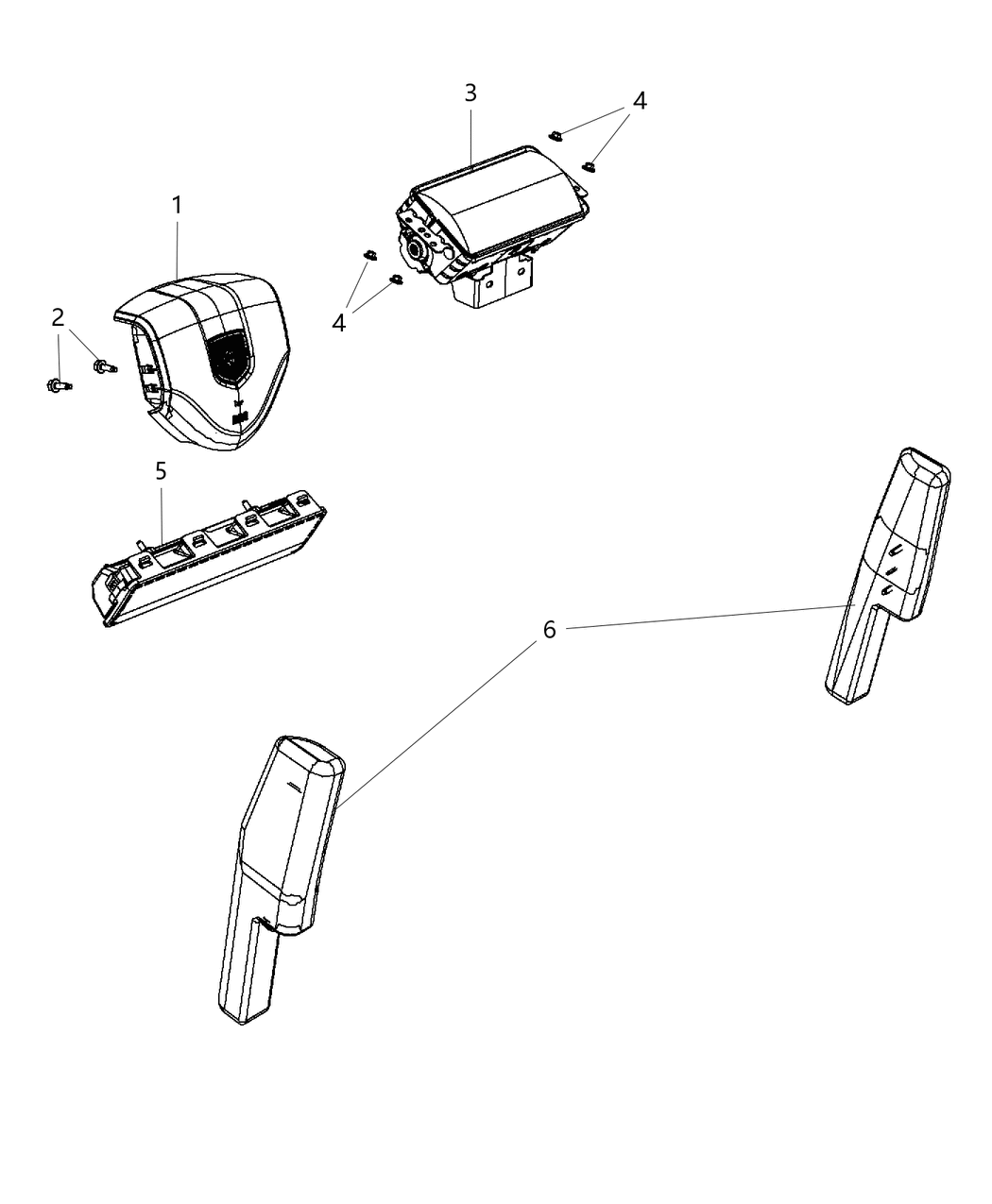 Mopar 5PP891X9AC Driver Air Bag