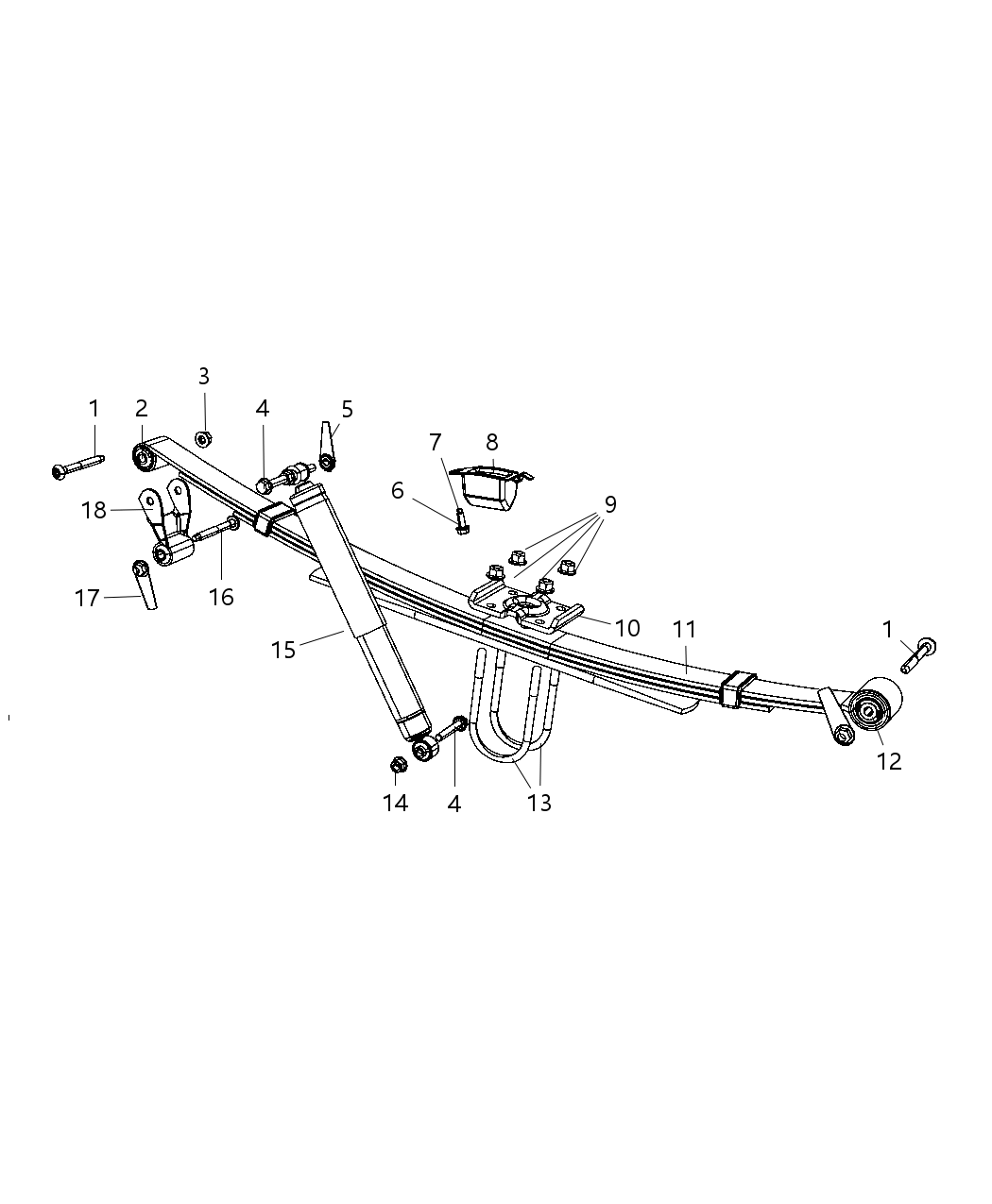 Mopar 68056333AA ABSORBER-Suspension