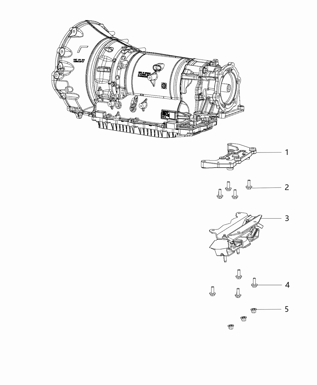 Mopar 68159782AA Bracket-Transmission Mount