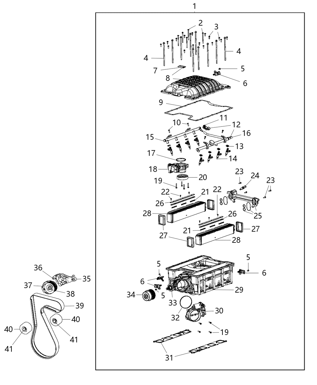 Mopar 68454113AA Supercharger Complete Assembly