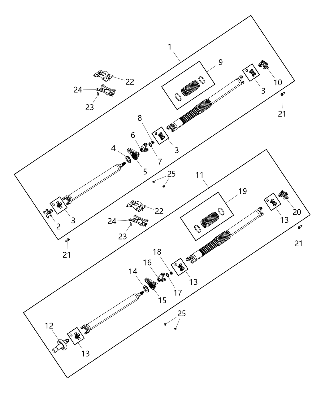 Mopar 68250008AB Drive Shaft