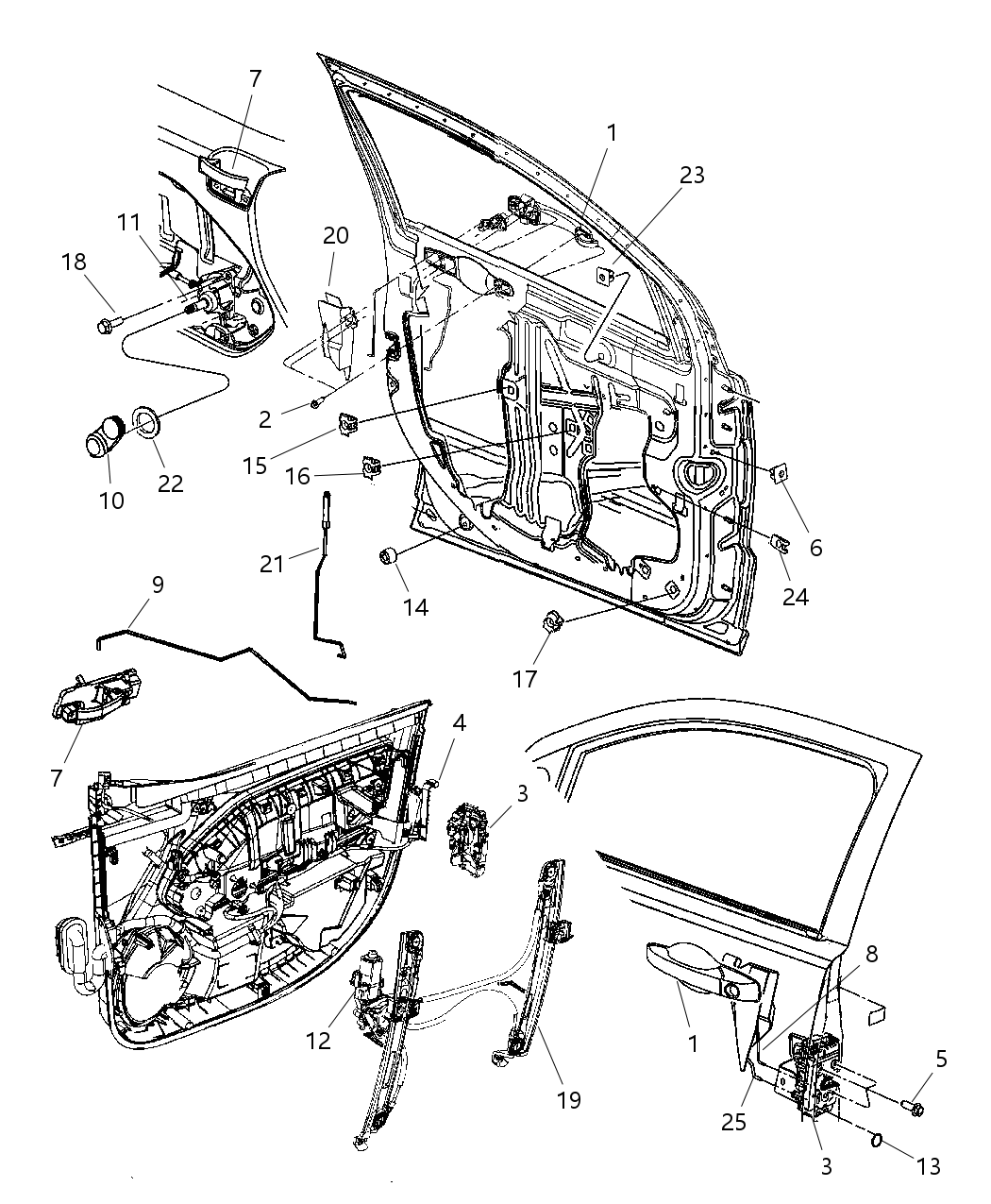 Mopar XU55DBMAE Handle-Exterior Door