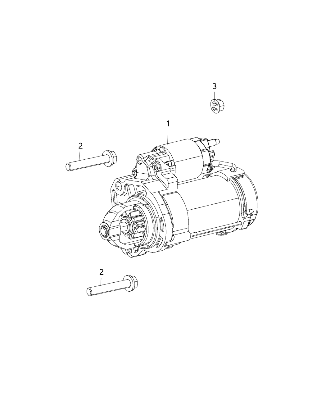 Mopar 56029818AA Engine Starter