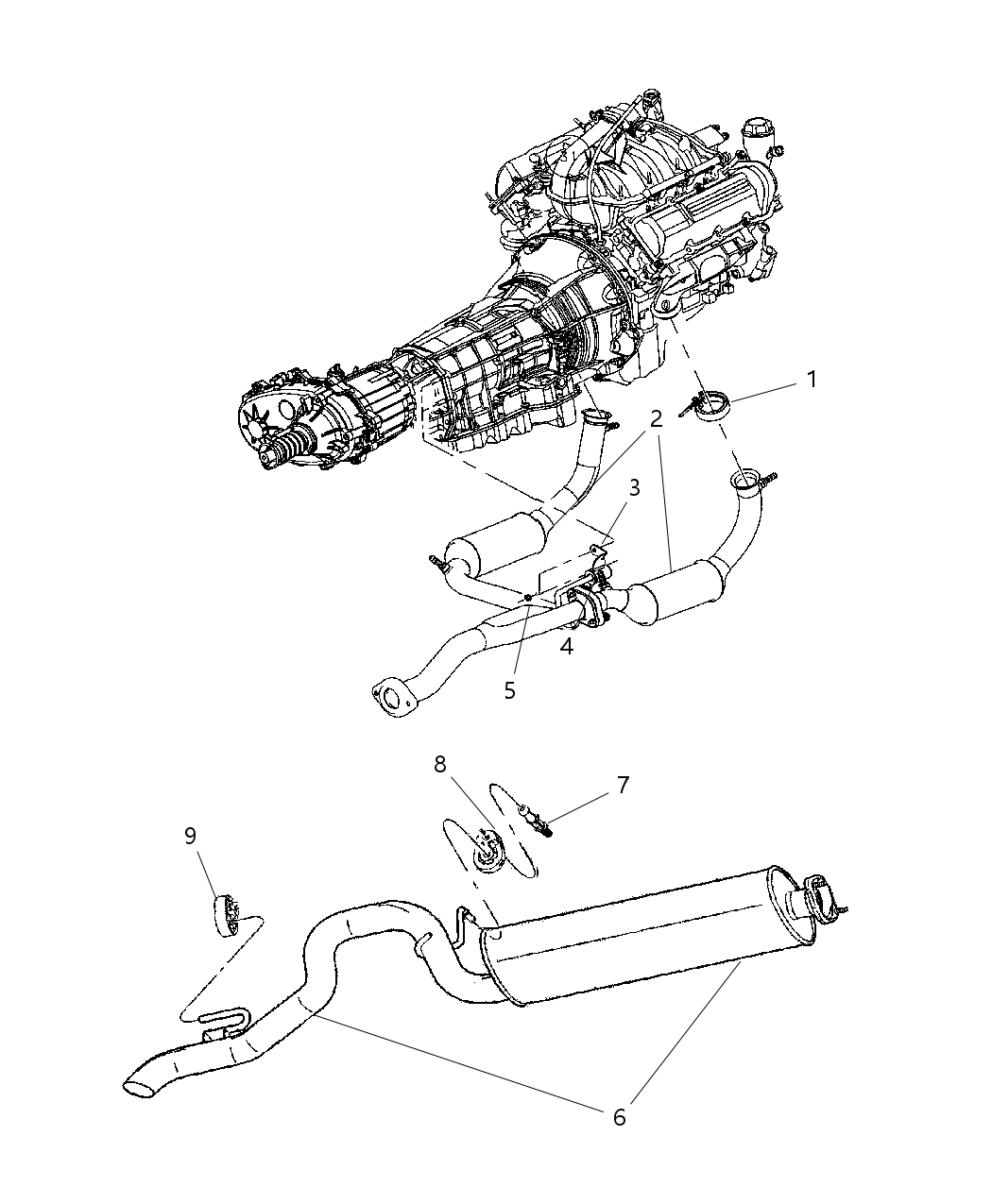 Mopar 52128599AG Converter-Exhaust