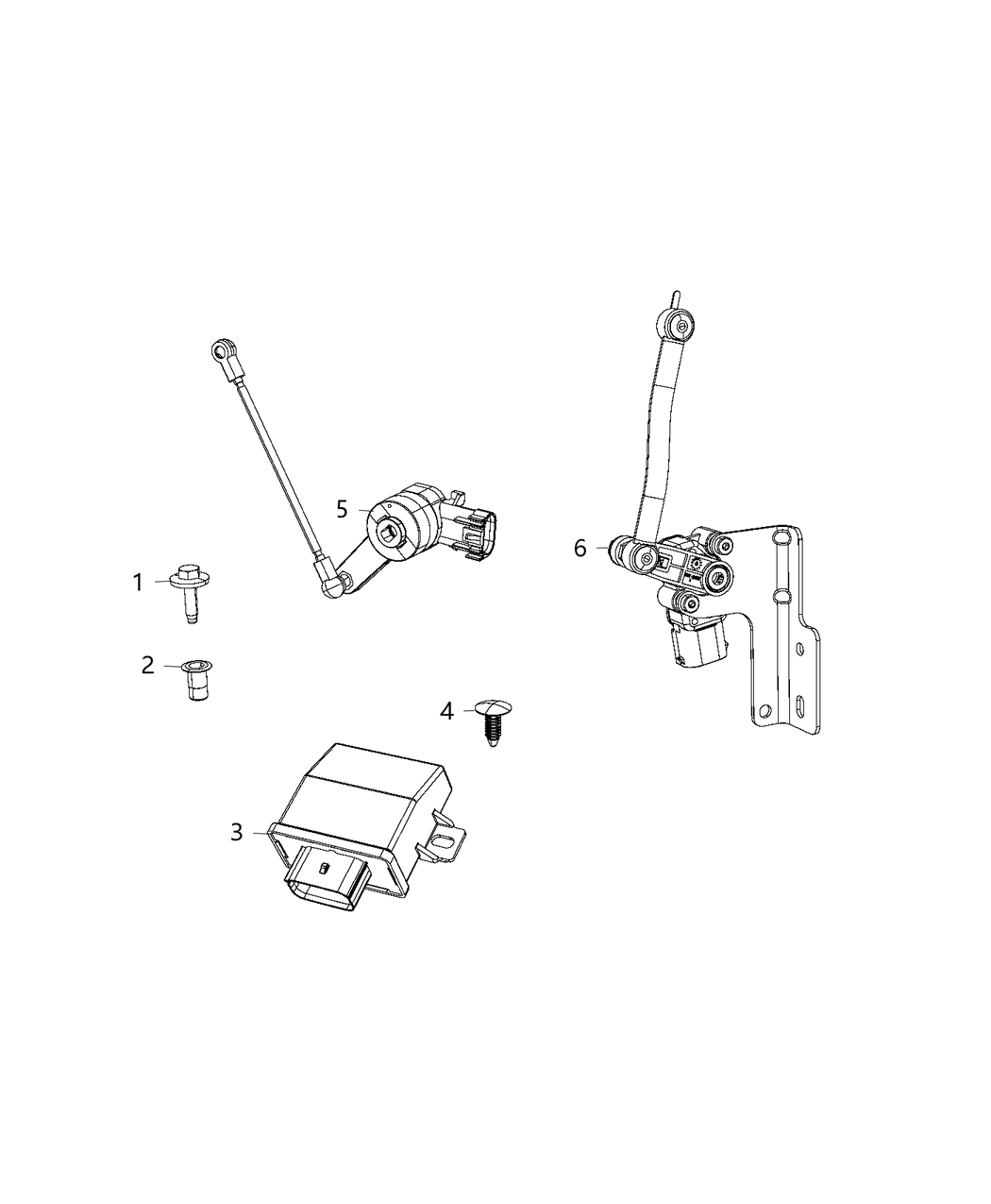 Mopar 68245178AB Module-HEADLAMP LEVELING