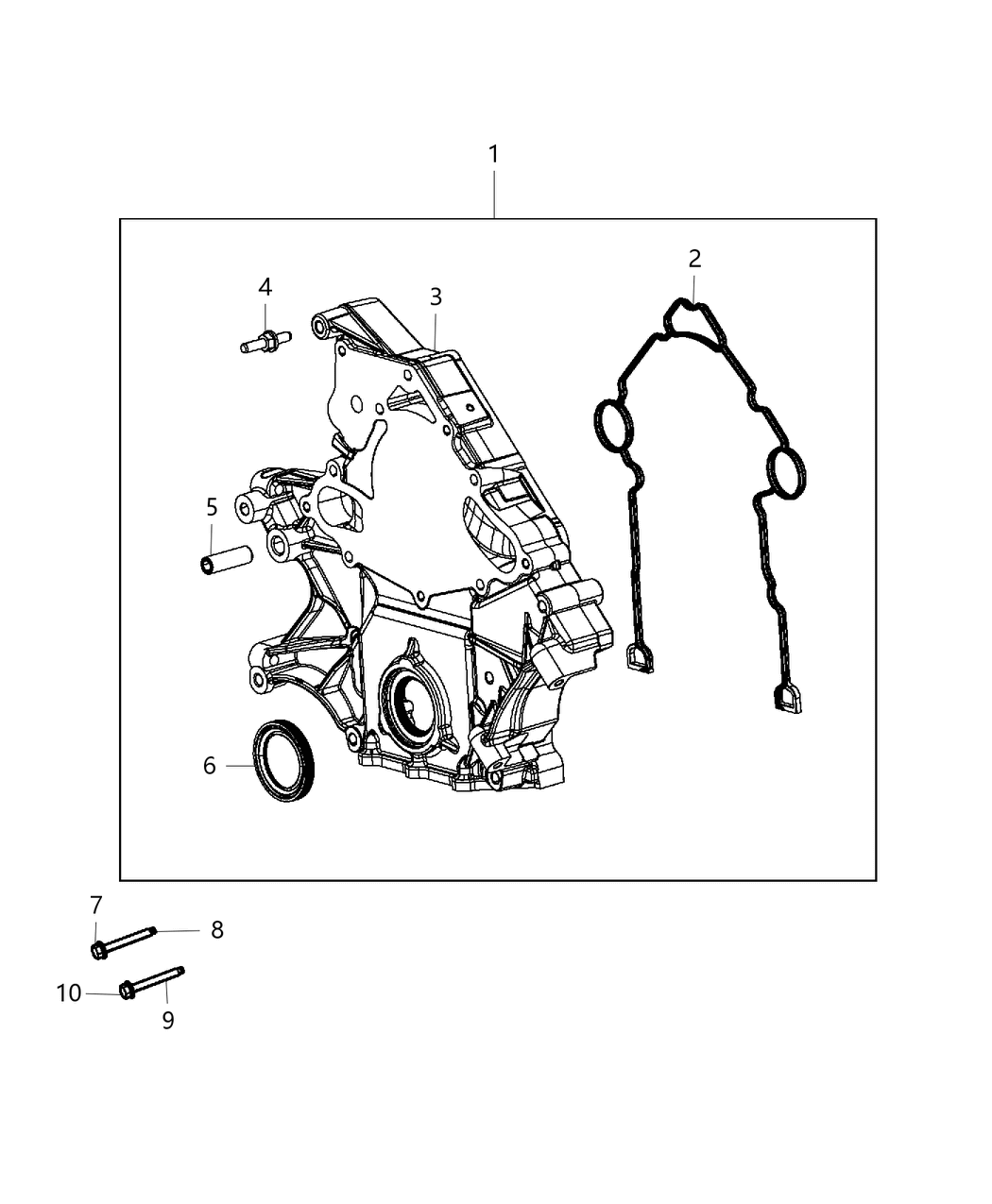 Mopar 53022096AI Cover-Timing Case