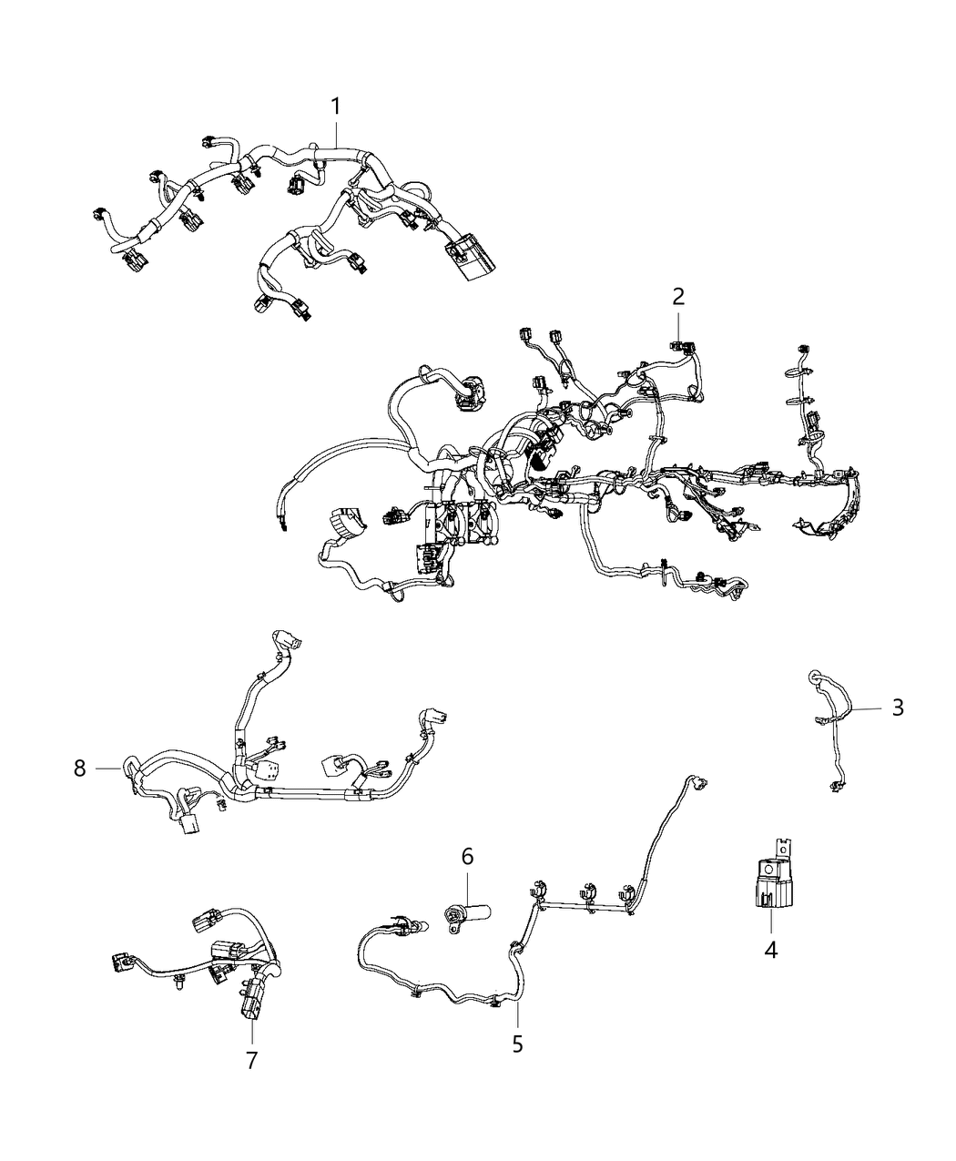 Mopar 68209633AK Wiring-Engine