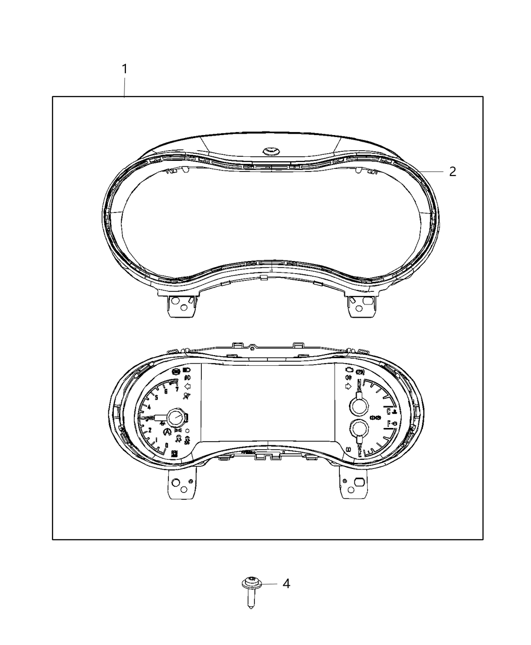 Mopar 68402434AB Instrument Panel