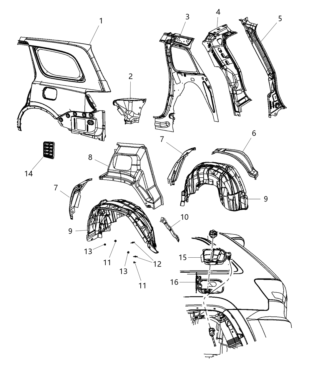 Mopar 68357143AA Bracket-Shield