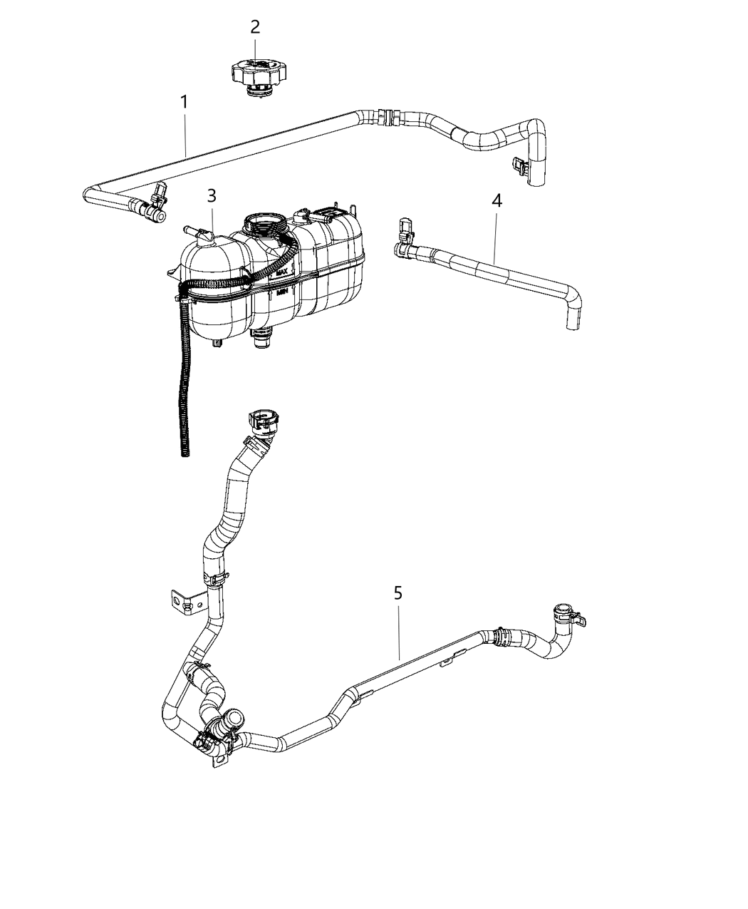 Mopar 68251840AB Reservoir-COOLANT