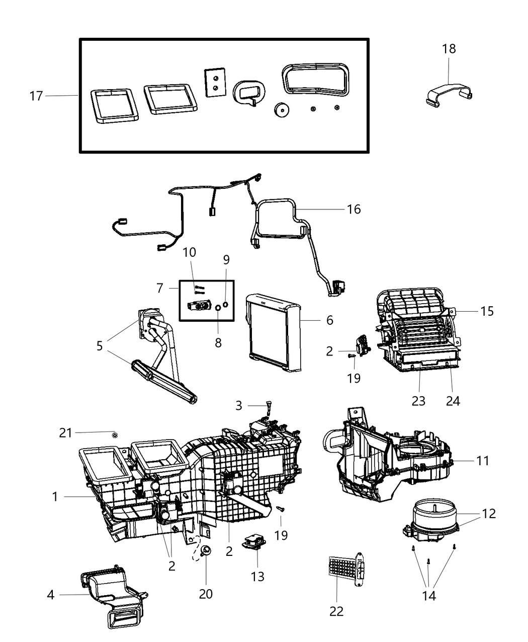 Mopar 68292418AA Wiring-A/C And Heater