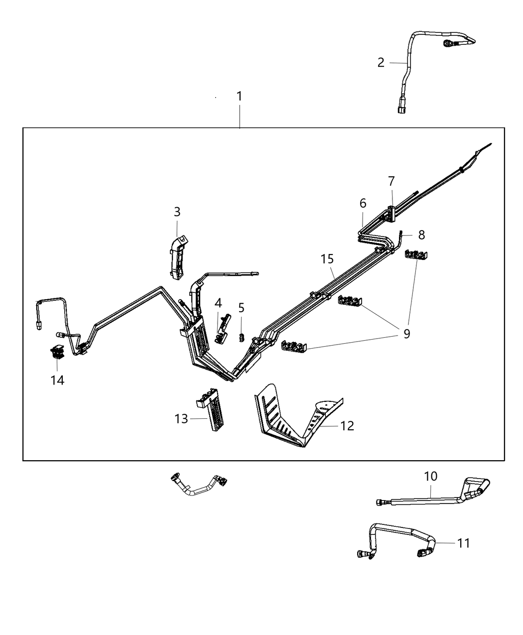 Mopar 68510231AA Tube-Fuel Supply