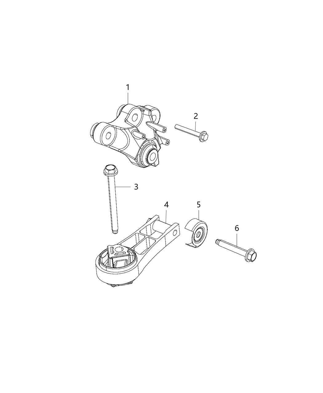 Mopar 68240727AB Bracket-Engine Mount