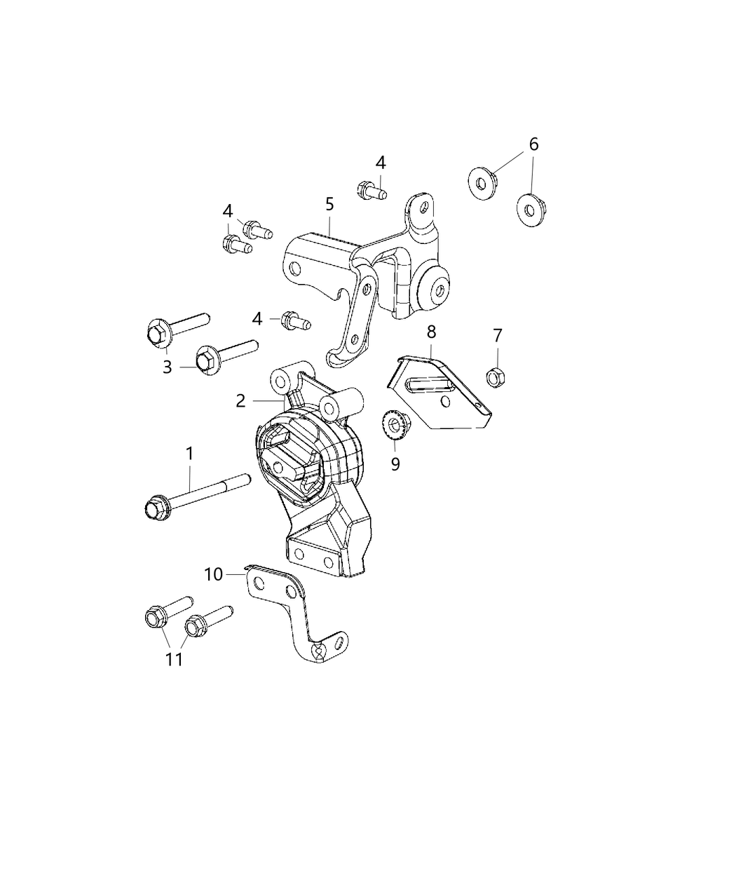 Mopar 68089046AE Insulator