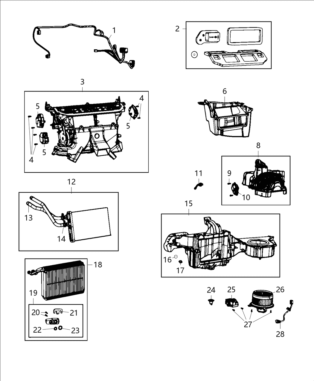 Mopar 68385097AB EVAPORATR-Air Conditioning