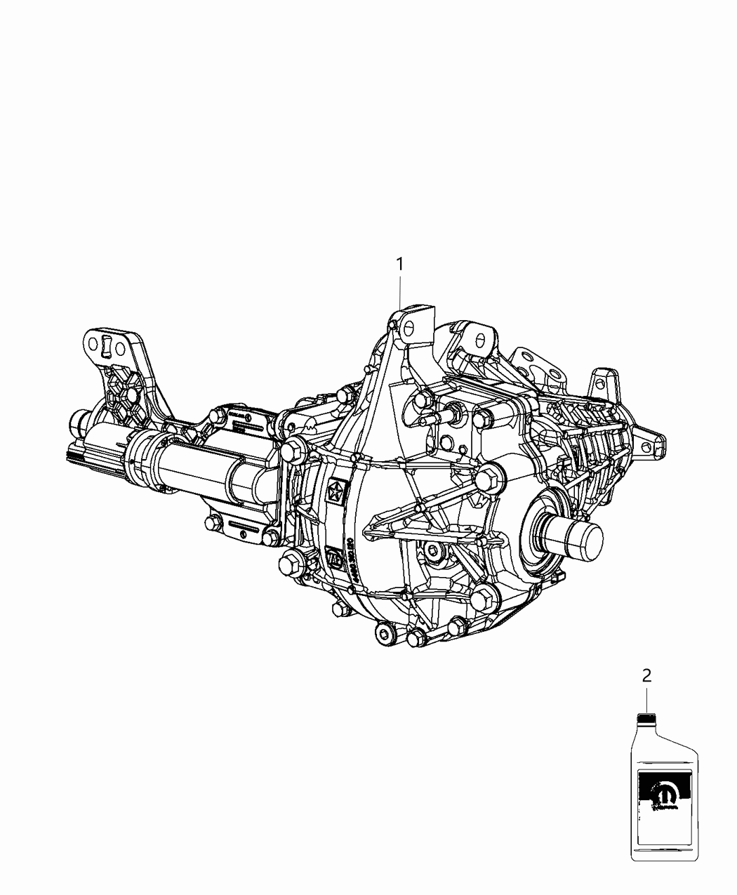 Mopar 68191739AA Axle-Service Front