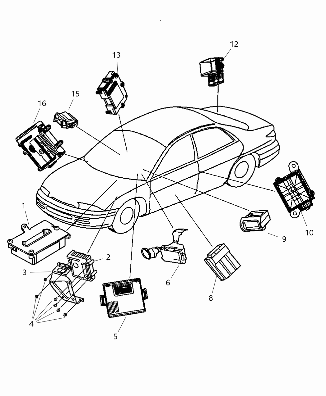 Mopar 4896696AC Module-EATX