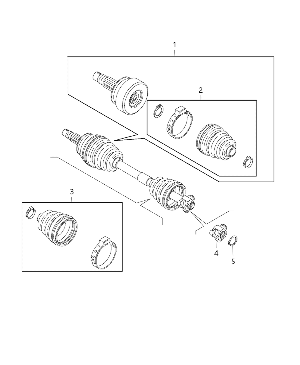 Mopar 68263496AA Joint-Outer