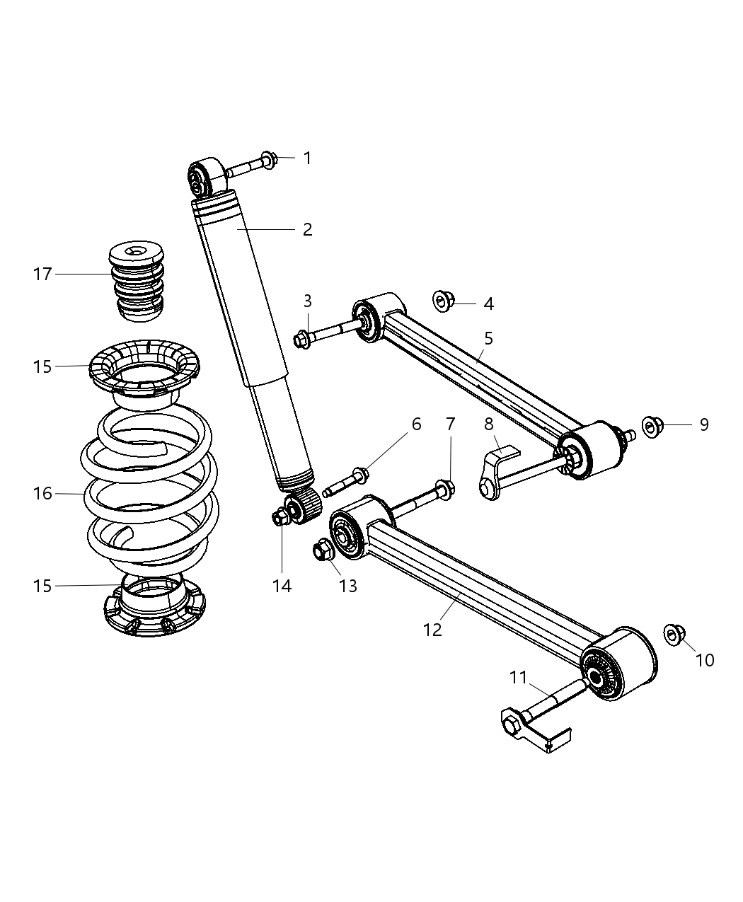 Mopar 52109894AD Spring-Suspension