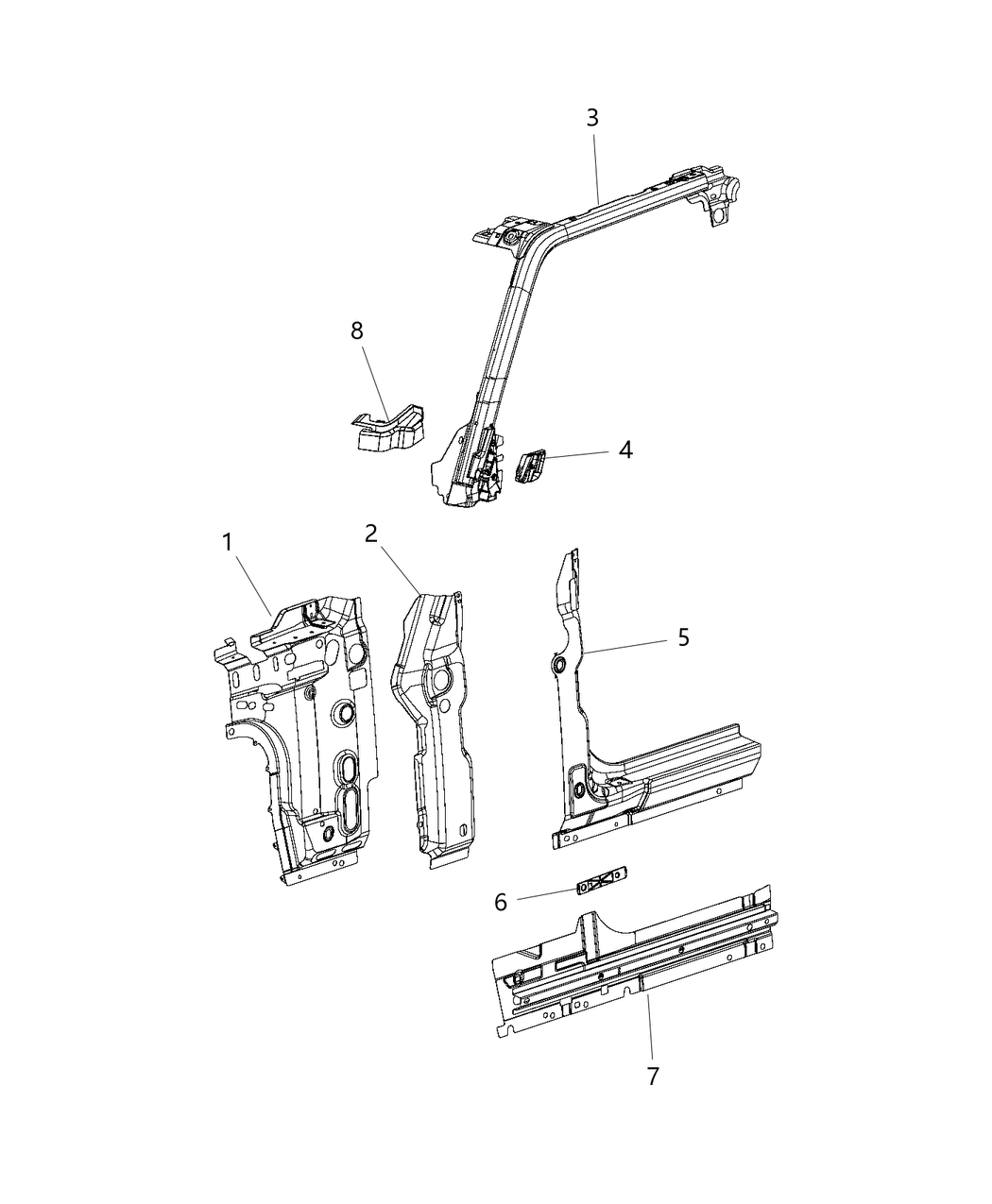 Mopar 68303641AC Bar-Sport