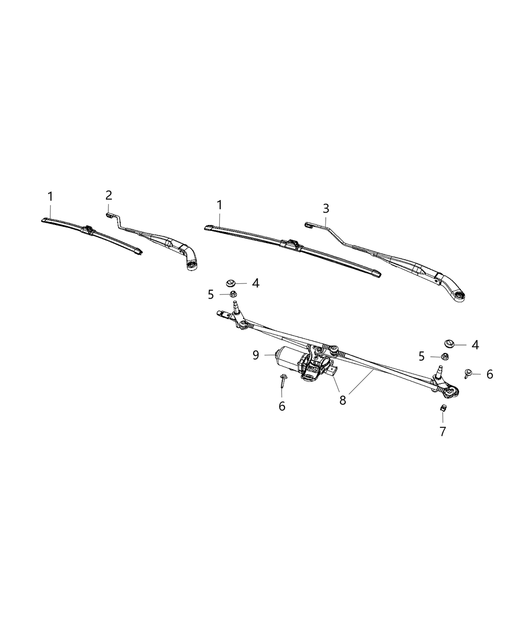 Mopar 68338925AA Arm-Front WIPER