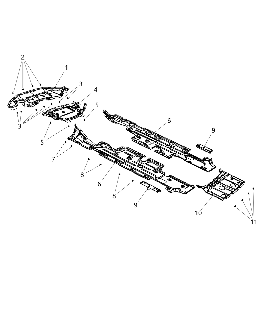 Mopar 68089434AC Shield-Torque Box