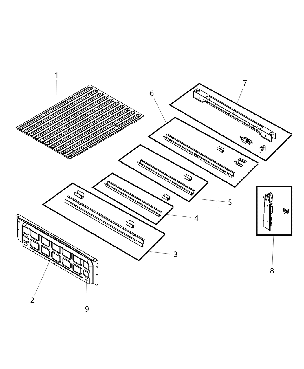 Mopar 68068164AC REINFMNT-D Pillar