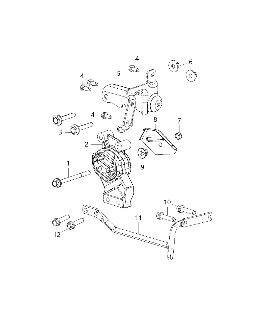 Mopar 68089046AB Insulator