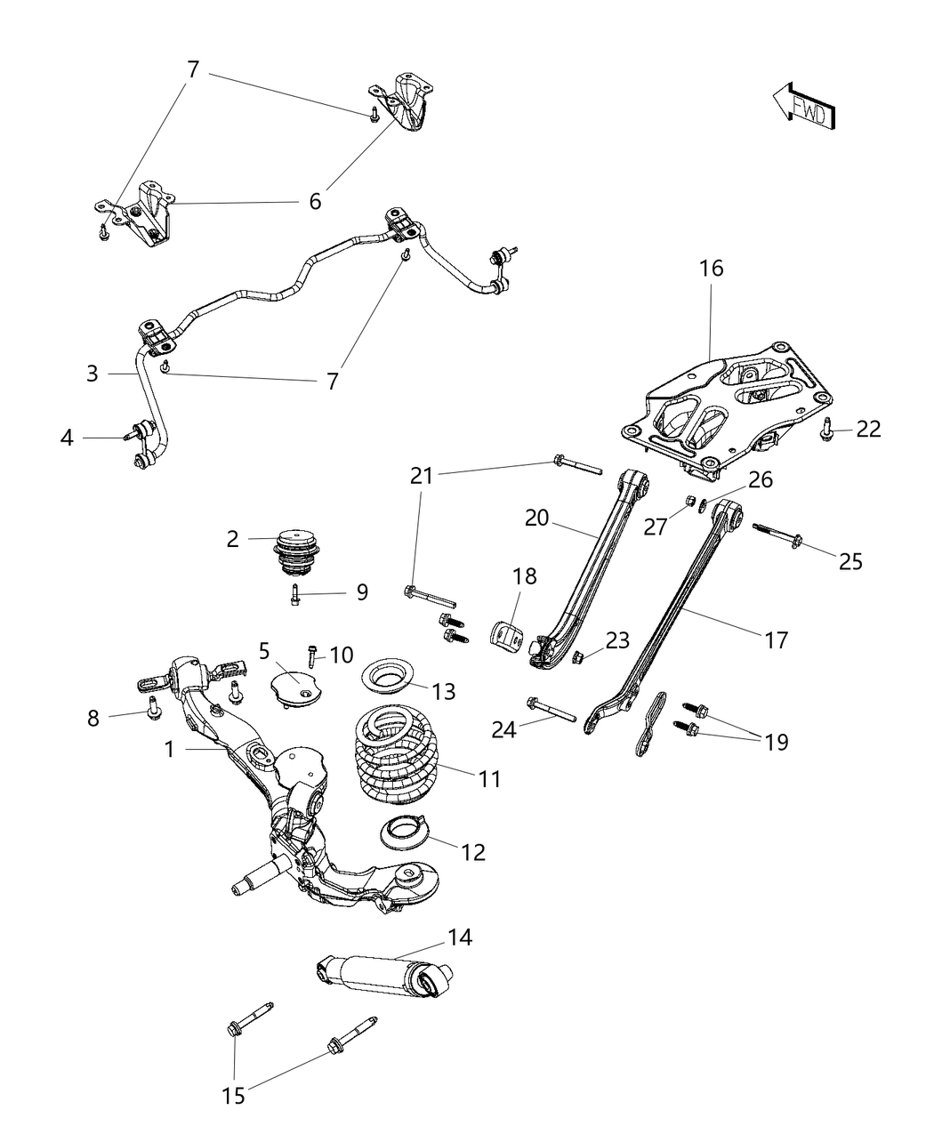 Mopar 68263233AA Nut-Hexagon