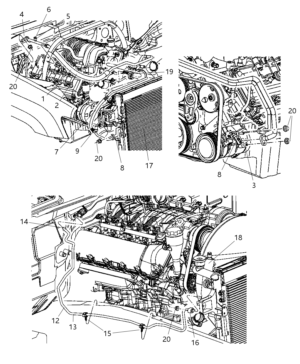 Mopar 55037740AB Bracket-A/C Line