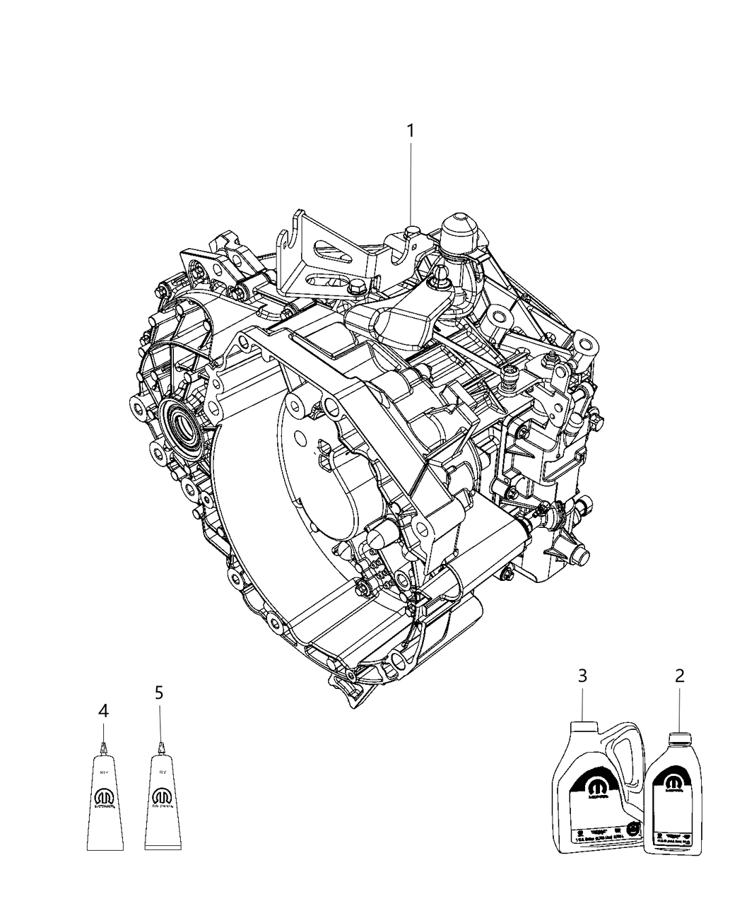 Mopar 5106074AE TRANSMISS-6 Speed