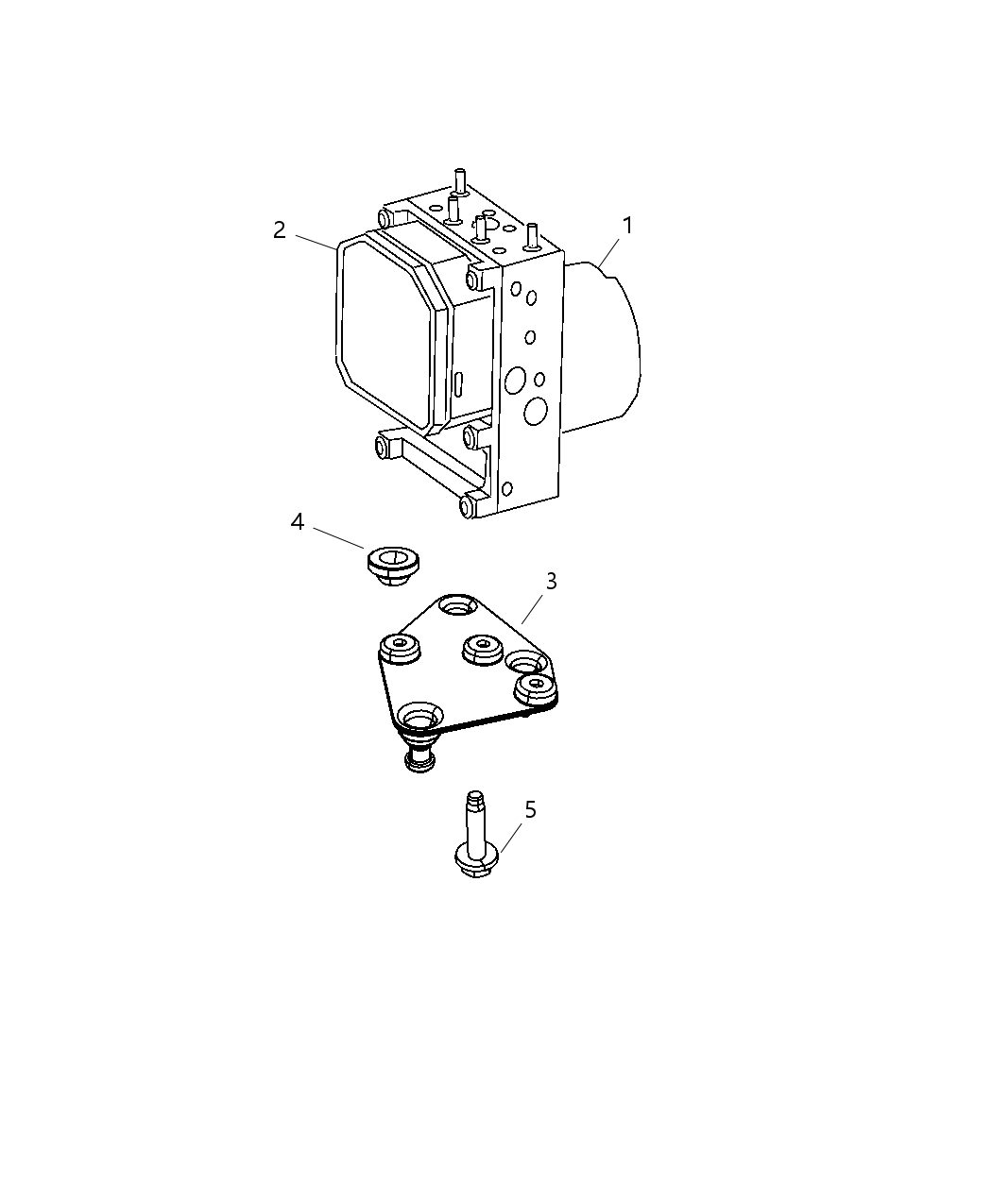 Mopar 68022025AA Module-Electronic Stability