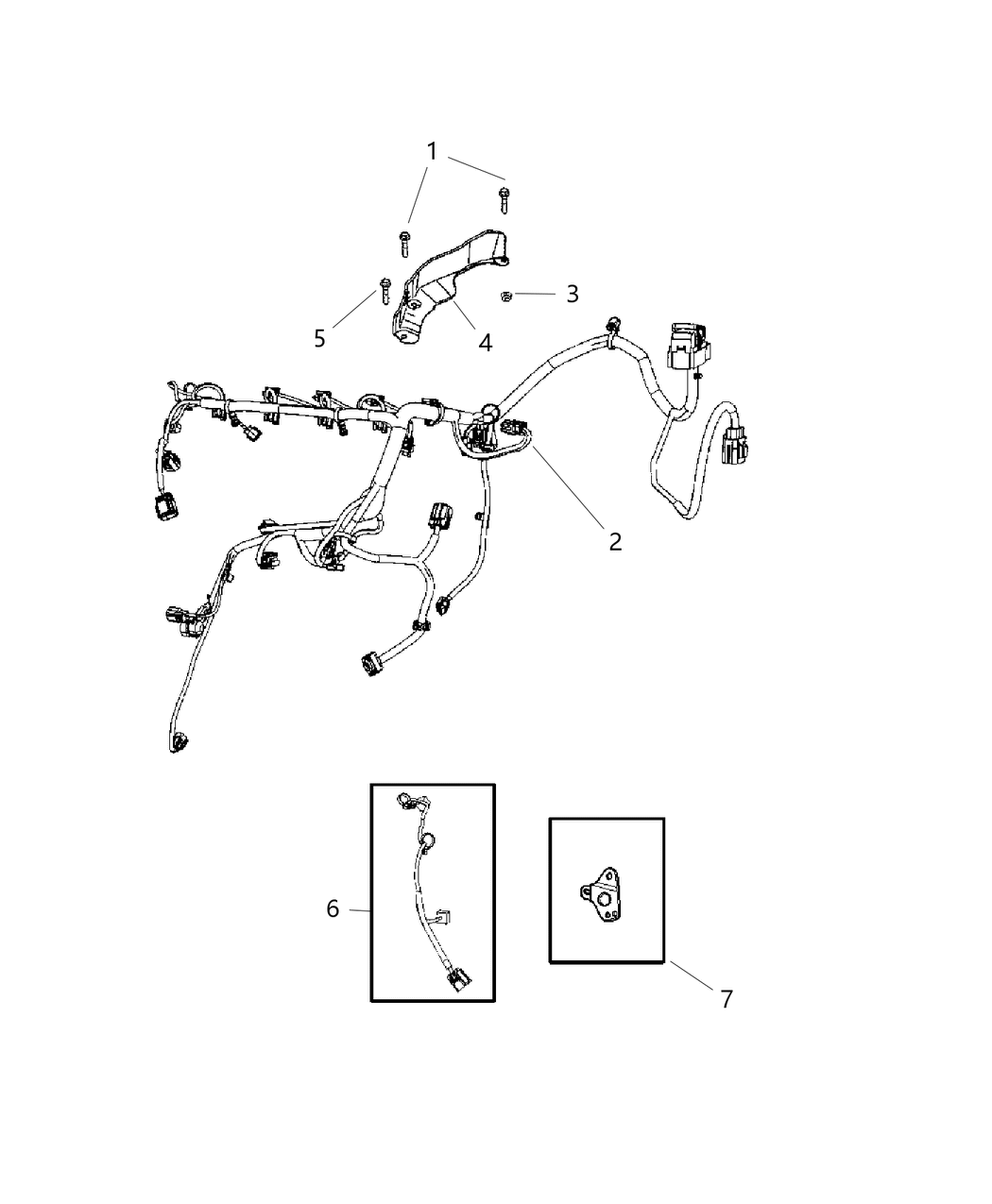 Mopar 68195578AC Wiring-Engine