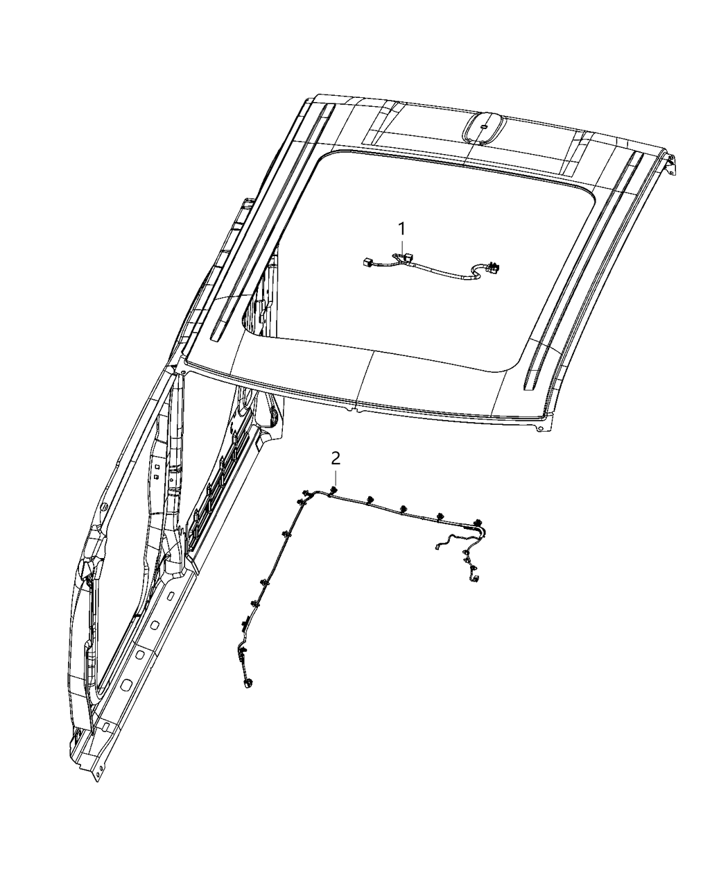 Mopar 68474873AA Wiring-Header