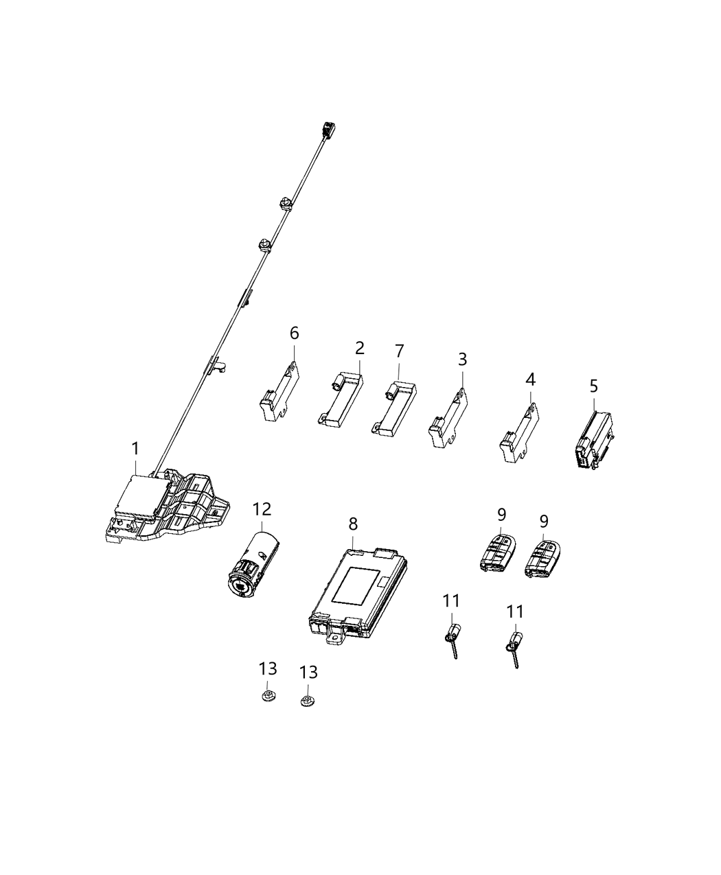 Mopar 68394165AB Receiver-Hub