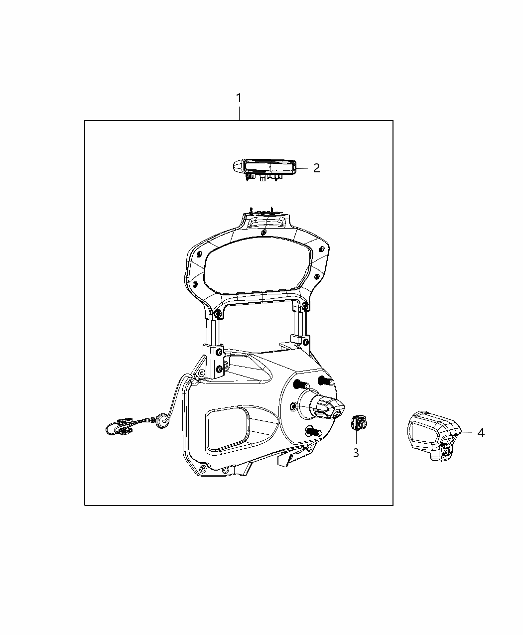 Mopar 68281895AE Bracket-Spare Tire