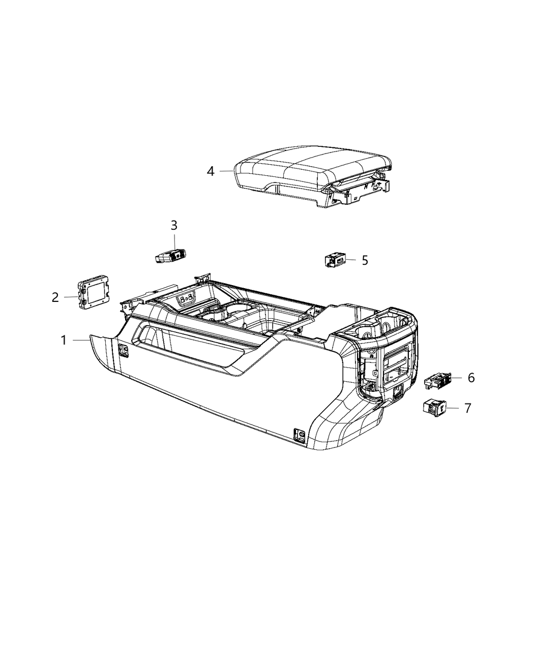 Mopar 68397098AB Plug-Media Hub