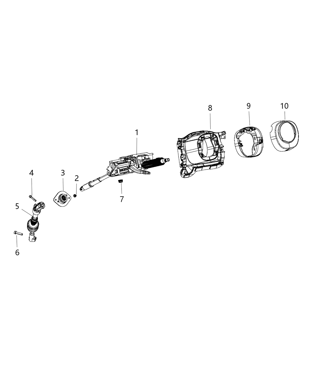 Mopar 68275002AC Steering Column Intermediat Shaft