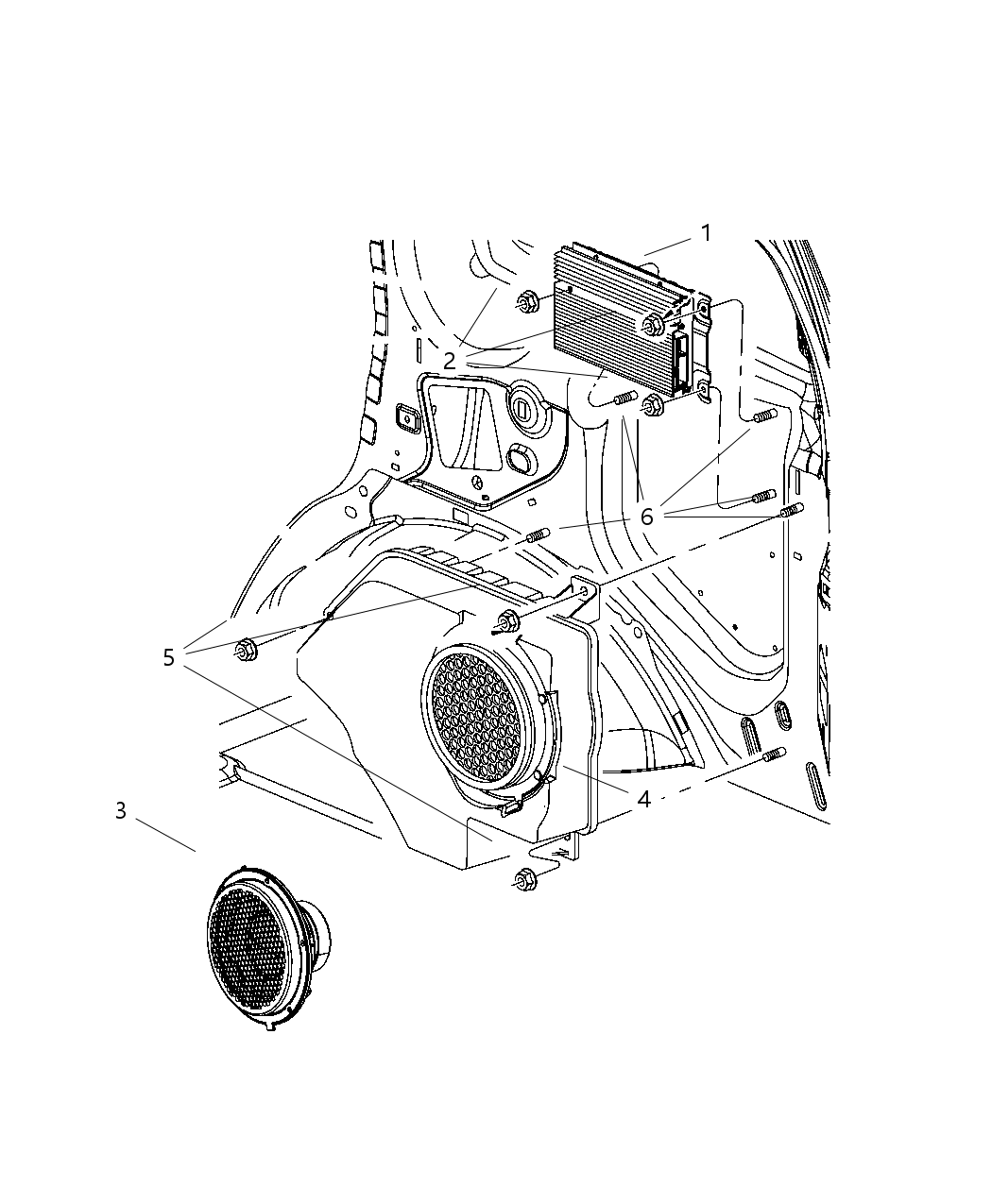 Mopar 5091012AE Amplifier-Radio